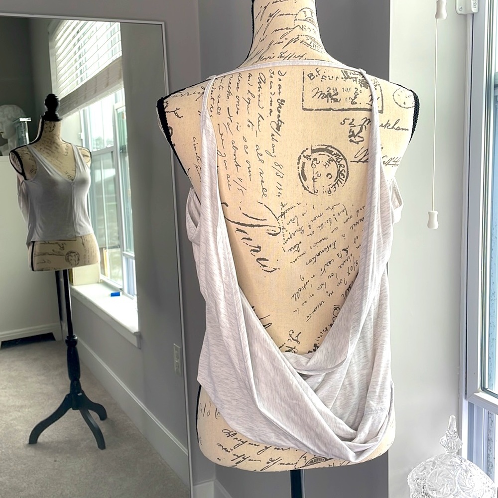 Open back crop tank top Lululemon